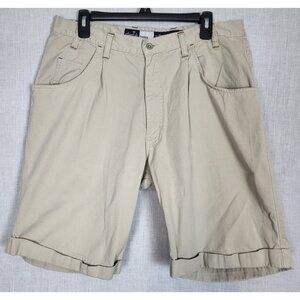 Vintage Y2K Levi's Silver Tab Shorts Men 36 Tan Baggy Khaki 90s Levis Dressy